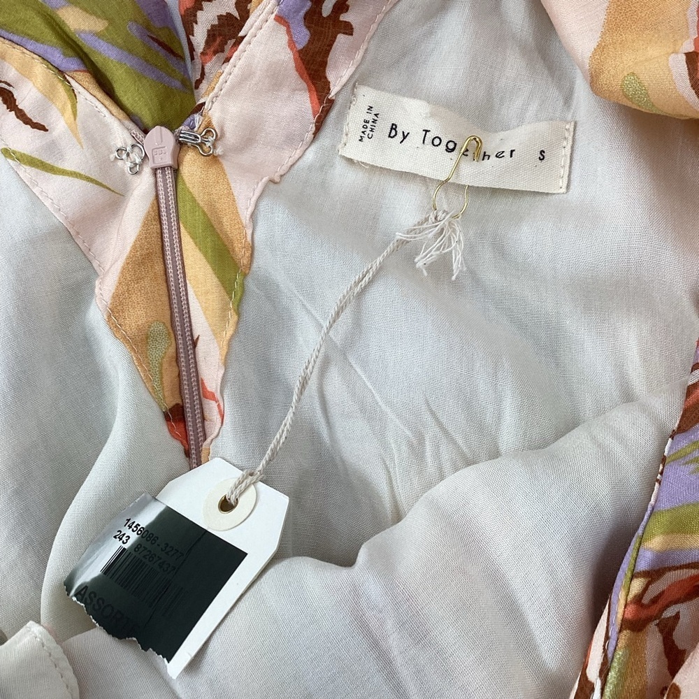 By Together Multicolor Ruffled Blouse - Picture 9 of 13